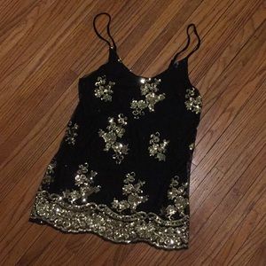 Glittery tank top